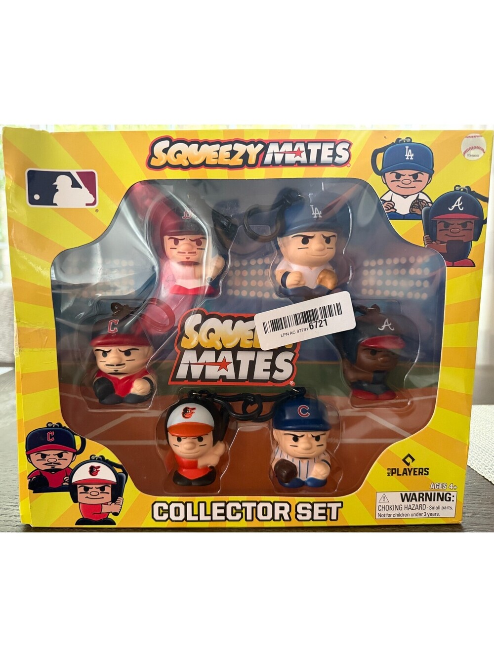 2025 SqueezyMates MLB Baseball 6-Figure Collector Set - Brand New Party Animal